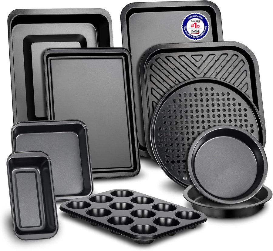 Bakken 10-Piece Deluxe Bakeware Set – Nonstick