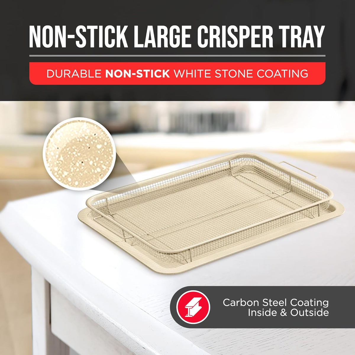 Bakken XL Crisper Tray Set, White Marble, photo 3 of 7