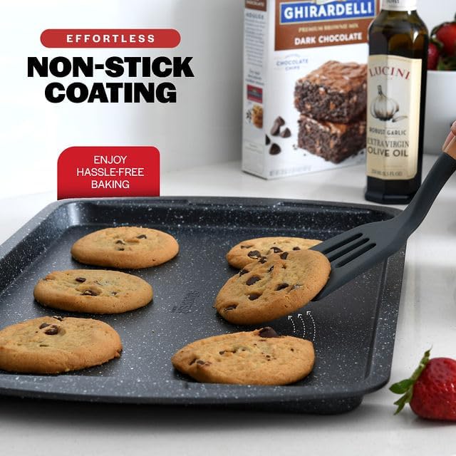 Bakken 6-Piece Stackable Bakeware Set, Gray Stone, photo 4 of 8