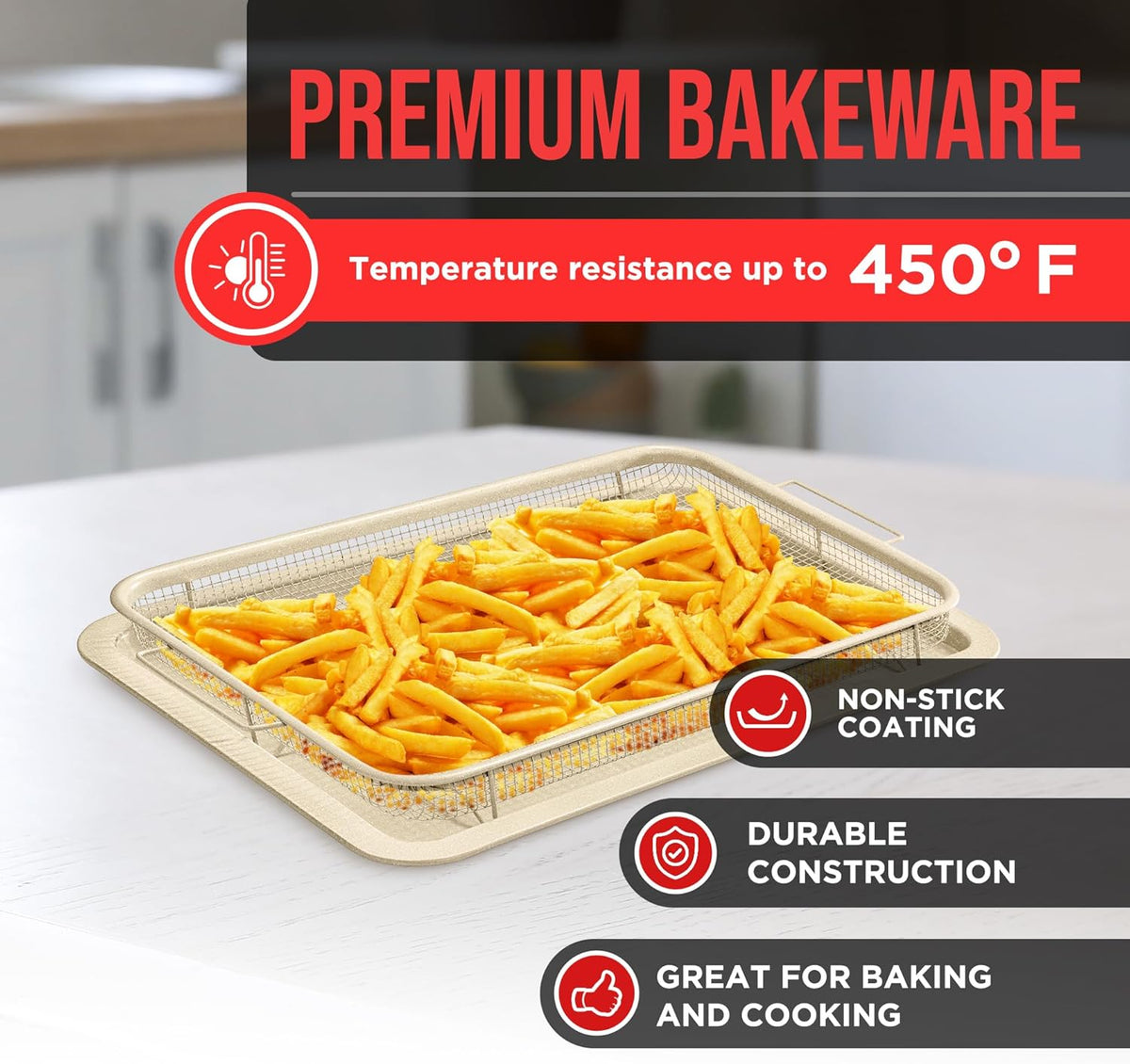 Bakken XL Crisper Tray Set, White Marble, photo 4 of 7