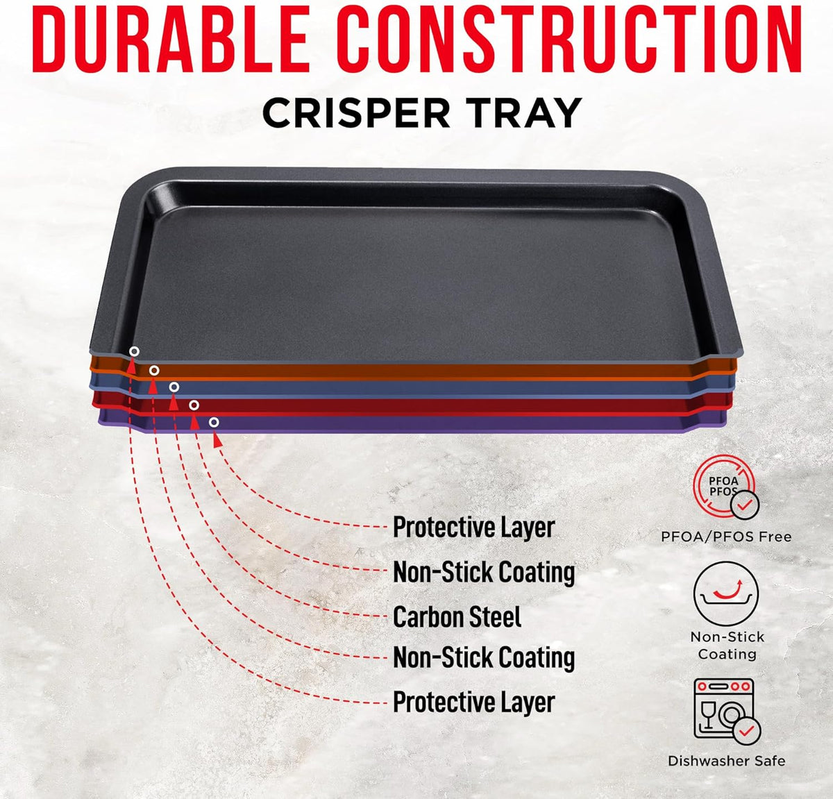 Bakken Crisper Tray Set, Gray, photo 5 of 8