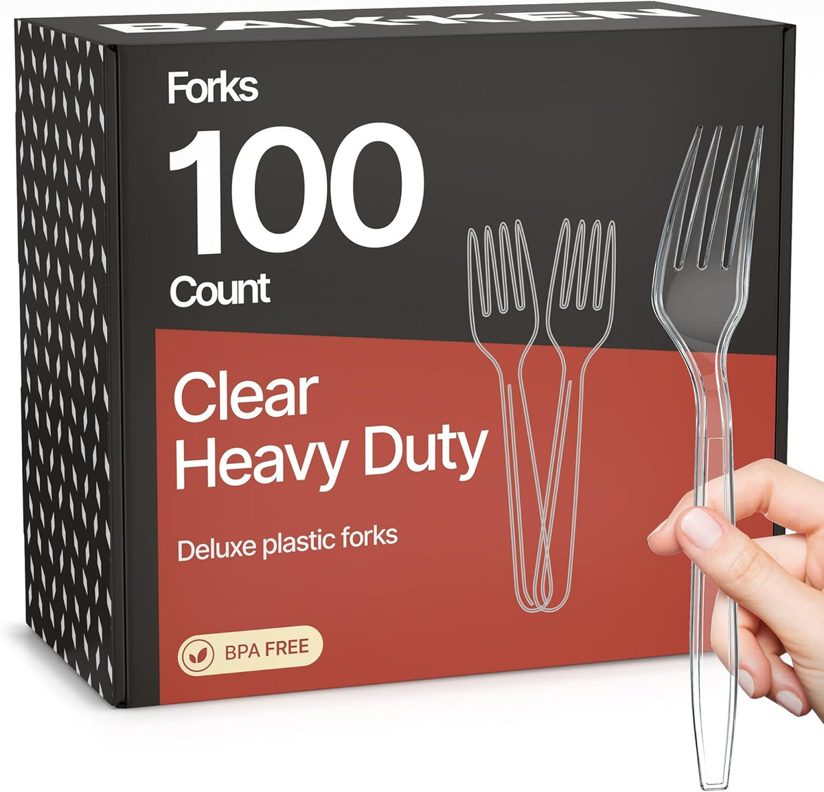 Bakken Heavy-Duty Disposable Forks