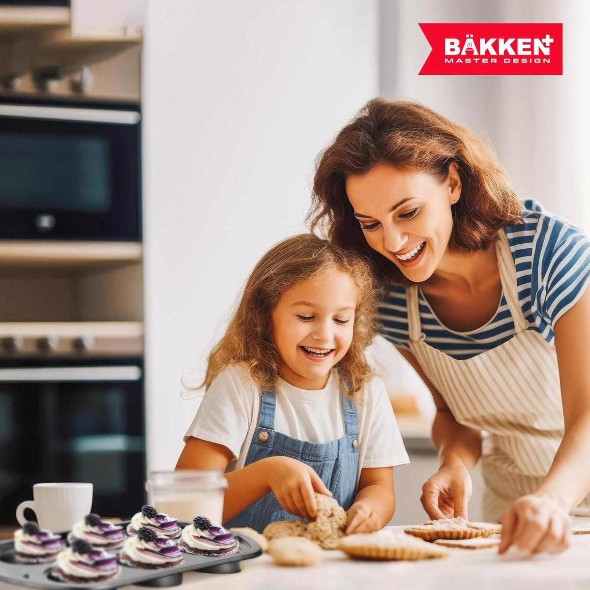 Bakken 6-Piece Stackable Bakeware Set, Gray, photo 8 of 8