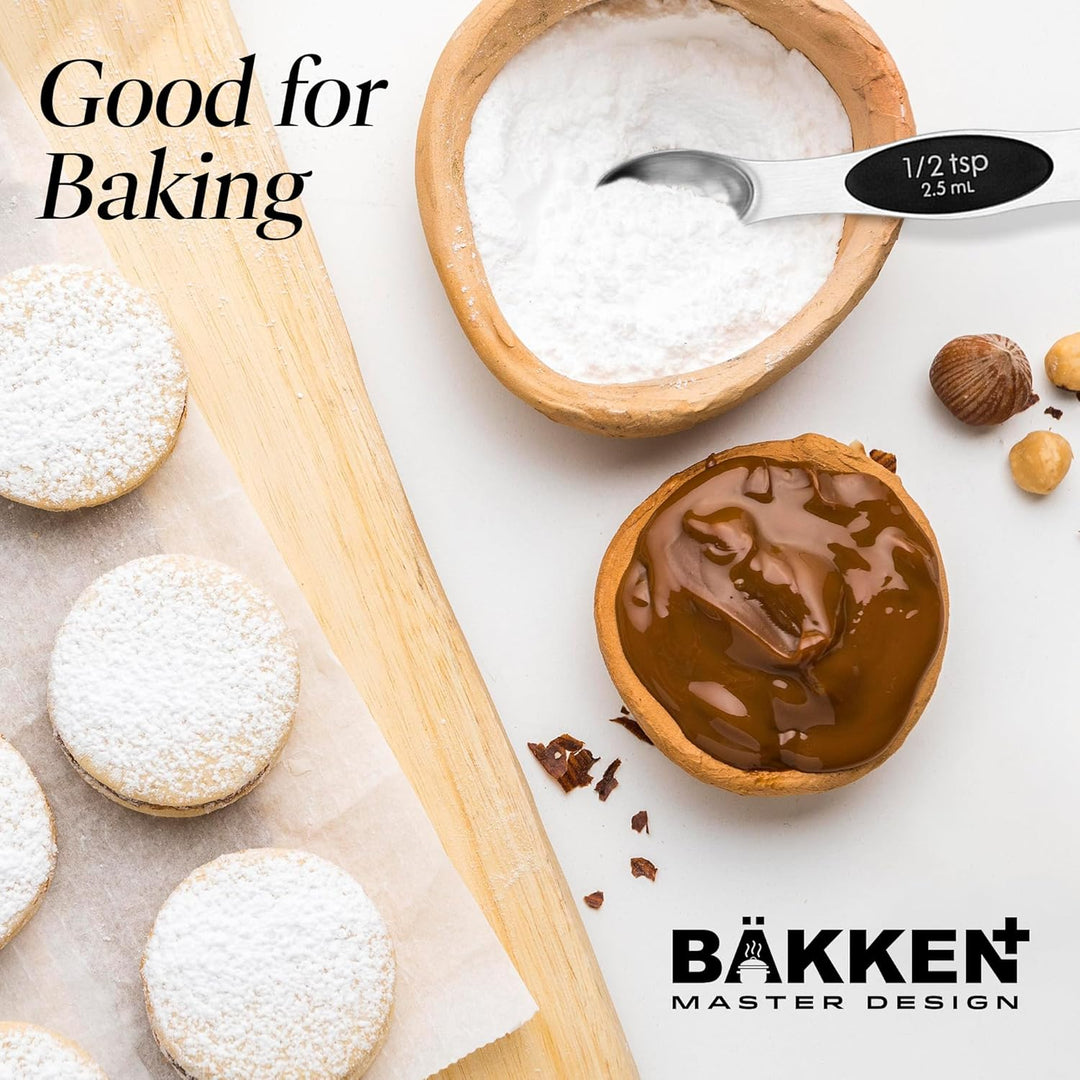 Bakken- Swiss BKCWTSP6 Spoon Set, Pack of 6, Silver