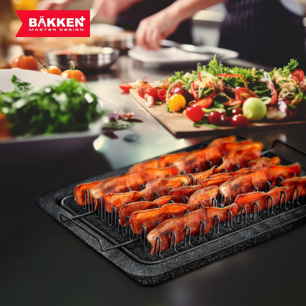 Bakken Bacon Tray Set, Stone Nonstick, Black Stone, photo 8 of 8