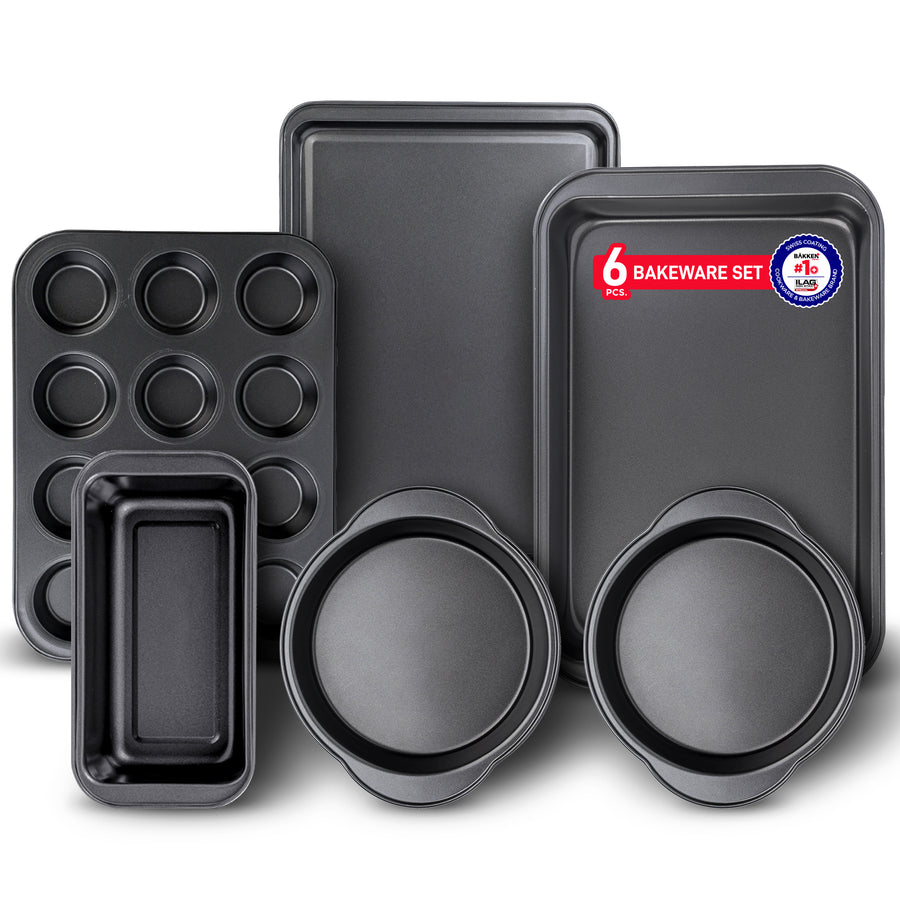 Bakken 6-Piece Deluxe Bakeware Set – Nonstick