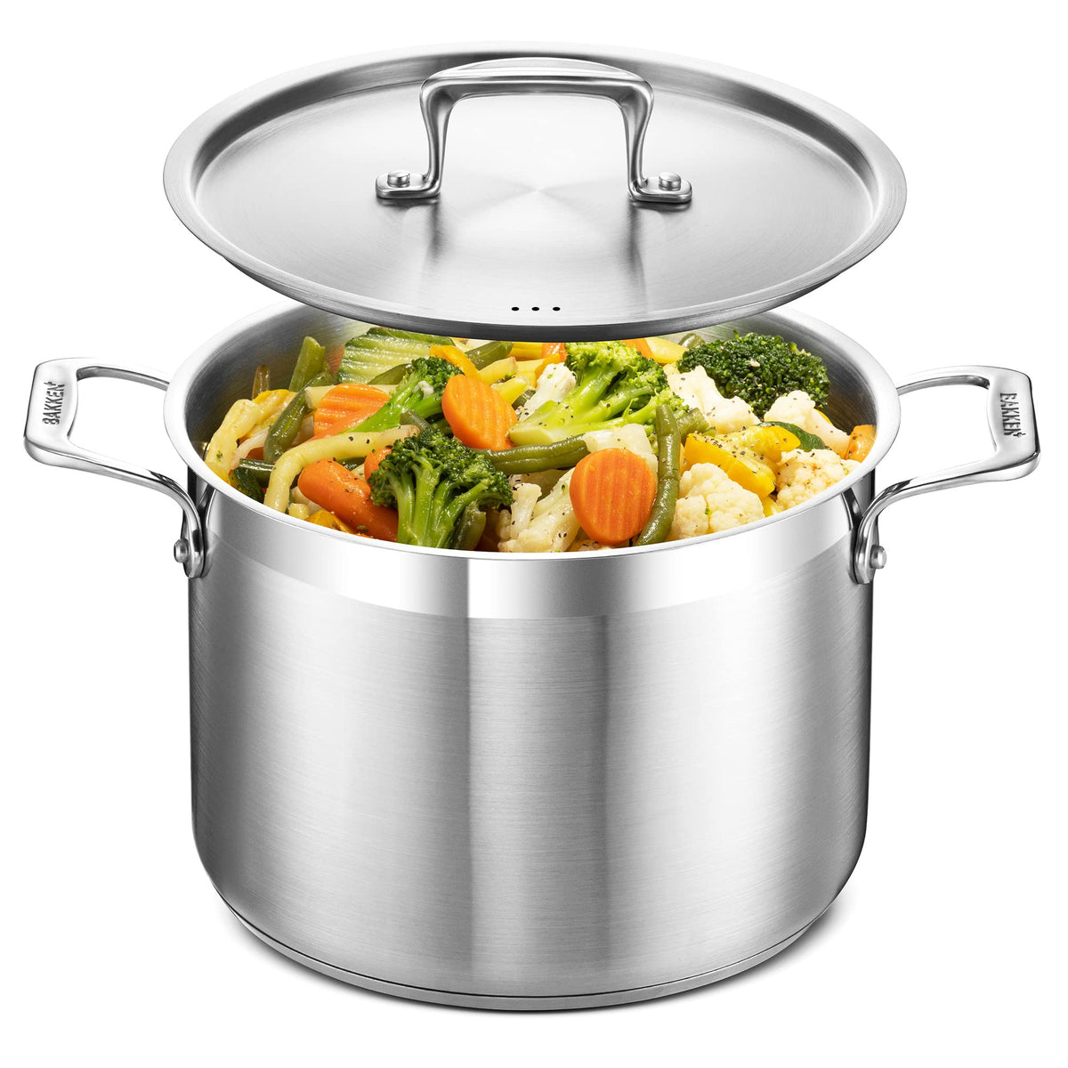 Bakken 8 QT Stainless Steel Stockpot – 18/8 Steel