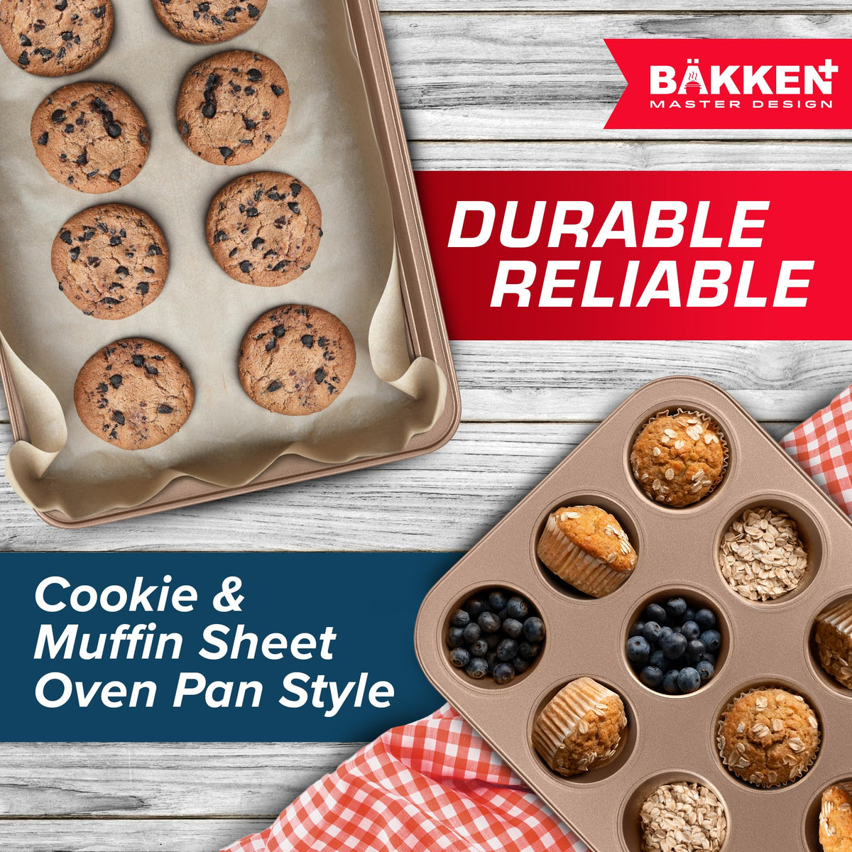 Bakken 10-Piece Stackable Bakeware Set, Brown, photo 5 of 7