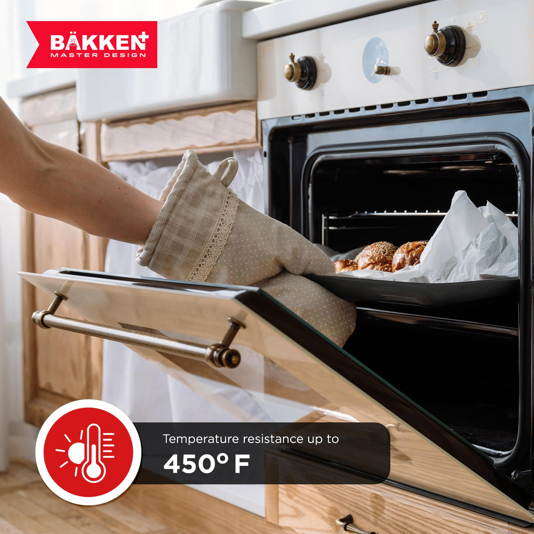Gray Marble 10-Piece Bakeware Sets, Nonstick Carbon Steel Baking Sheet & Pans, Stackable Space-Saving Bakeware, Dishwasher Safe, Stain-resistant, PFOA\PFOS\PTFE Free, Oven Safe Up To 450°F (230°C)