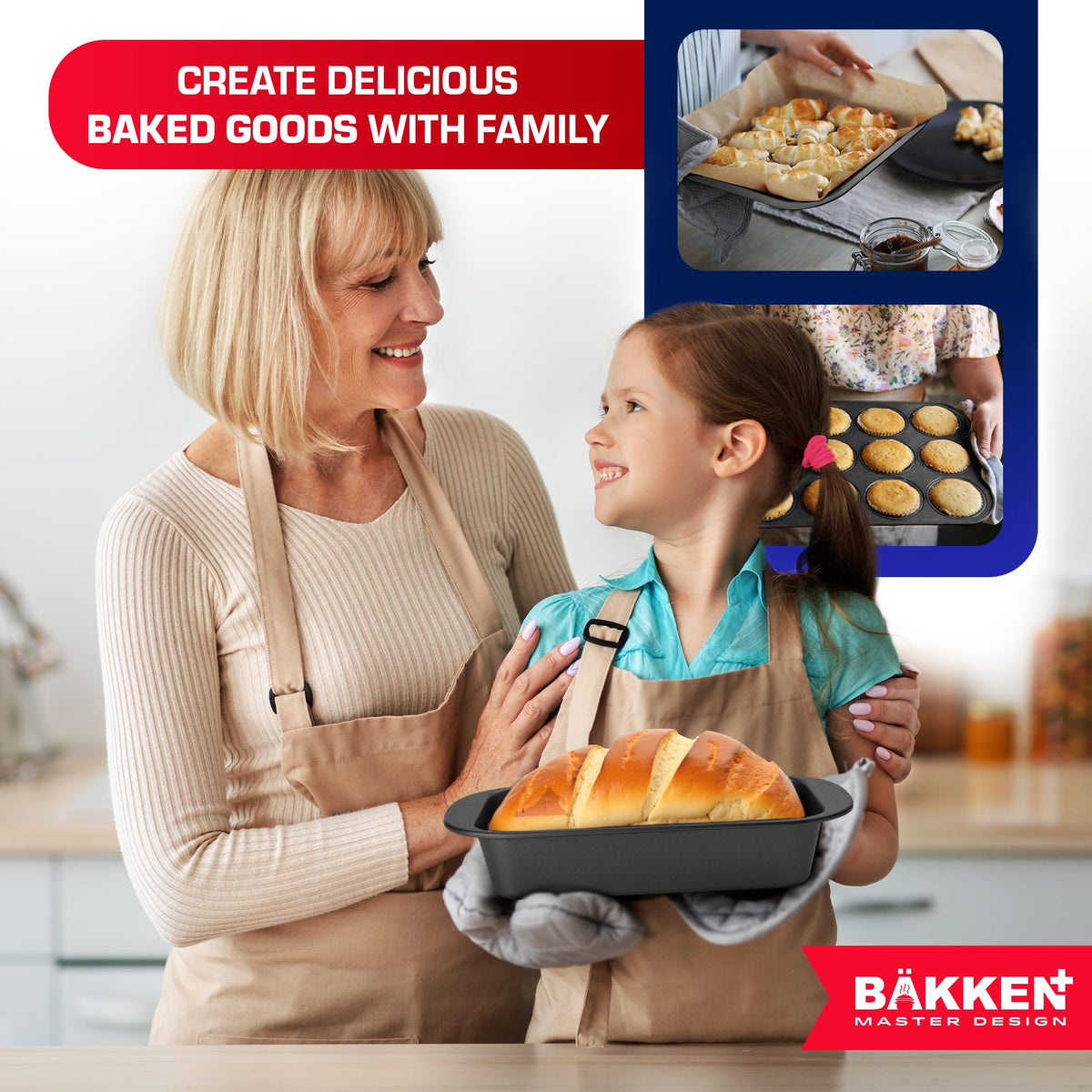 Bakken 10-Piece Deluxe Bakeware Set, Nonstick, Black, photo 8 of 8