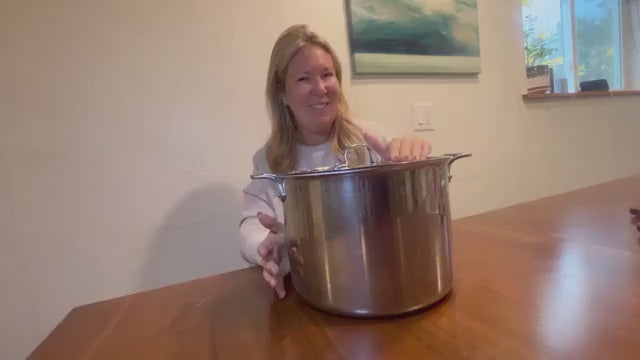 Bakken 24 QT Stainless Steel Stockpot, 18/8 Steel, video 10 of 12